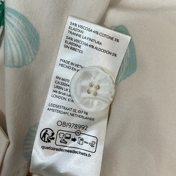 Anthropologie Maeve Colette Skirt Mini Edition Size S Seashell Print EUC - Picture 14 of 14